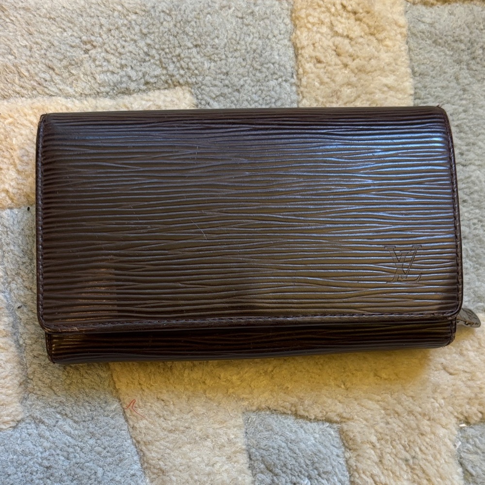 Louis Vuitton Brown Epi Leather Wallet